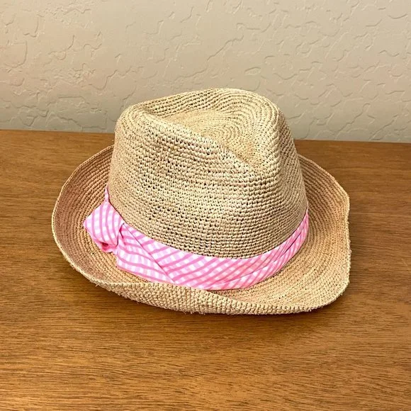 Lilly Pulitzer inspired fedora hat Poolside Raffia Hat | Lilly Pulitzer main image 3